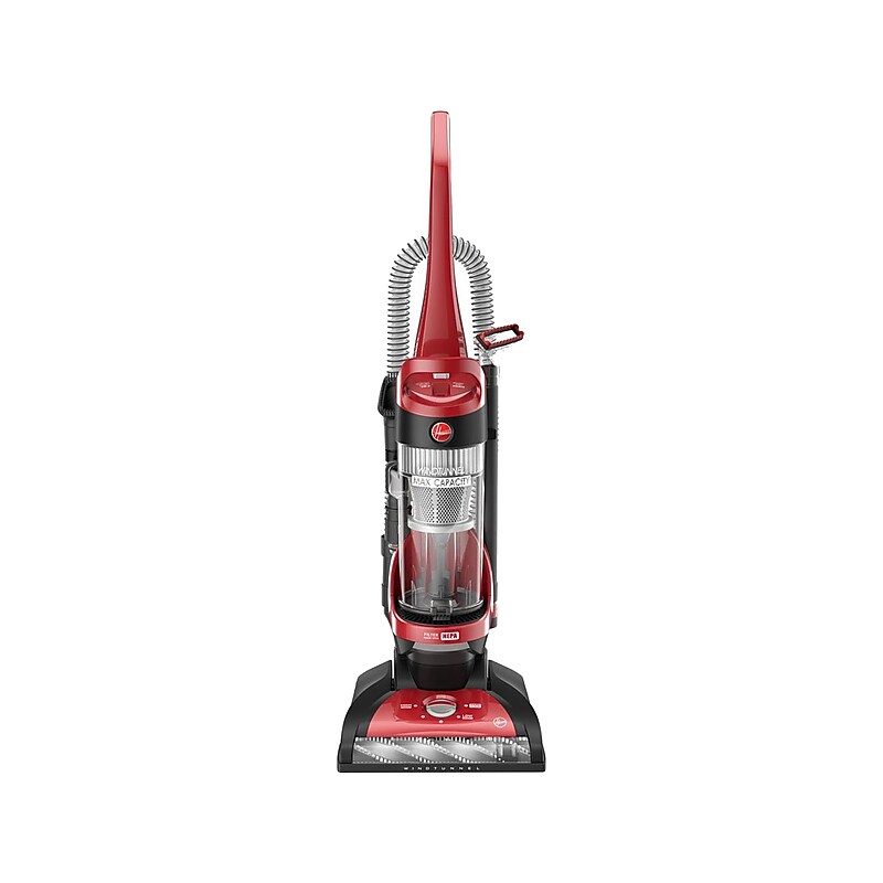 Hoover WindTunnel Max Capacity Upright Vacuum, Bagless, Red/Black (UH71100) image 1