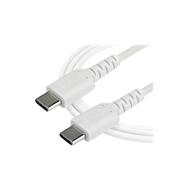 StarTech 3.3' USB C Male/C Male, White (RUSB2CC1MW) image 1