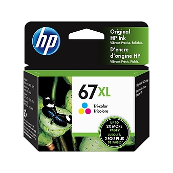 HP 67XL Tri-Color High Yield Ink Cartridge (3YM58AN#140)