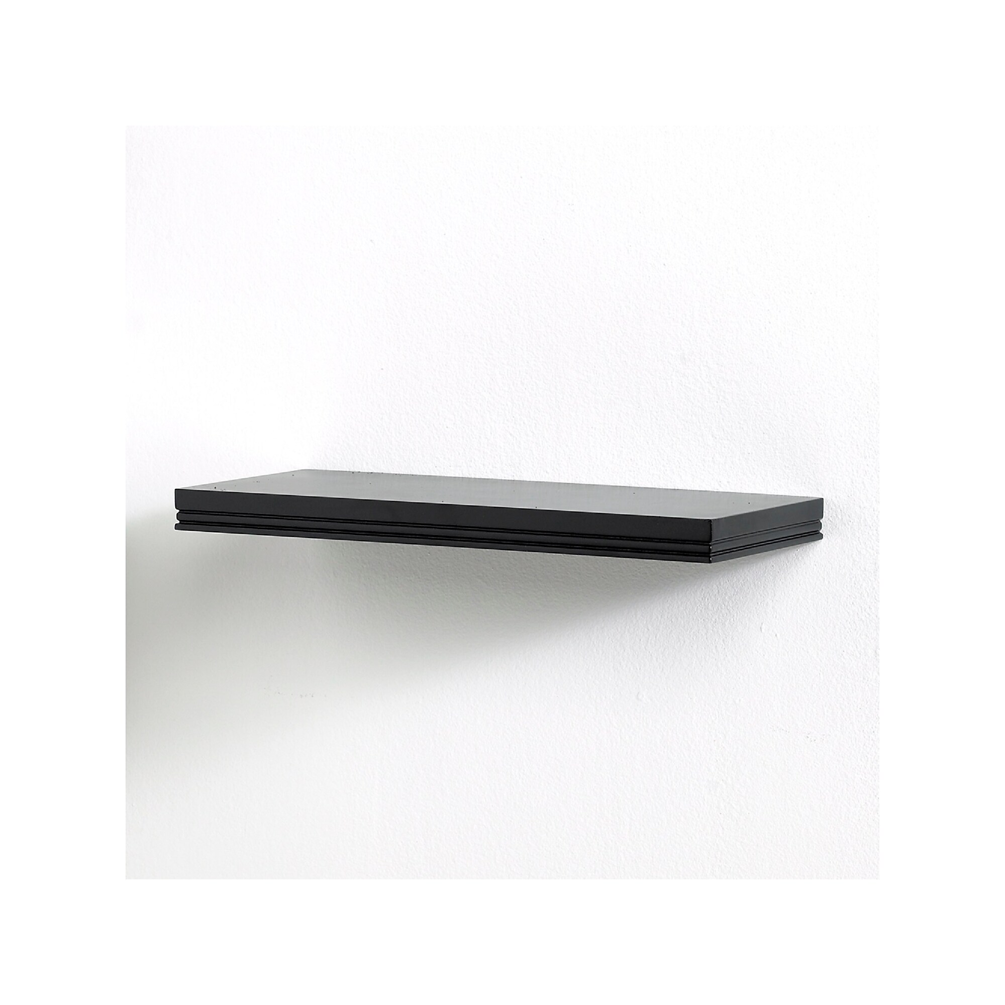 Eden Grove Single Wall Shelf, 18″W, Black (0191409) Sansujyuku sansujyuku.com