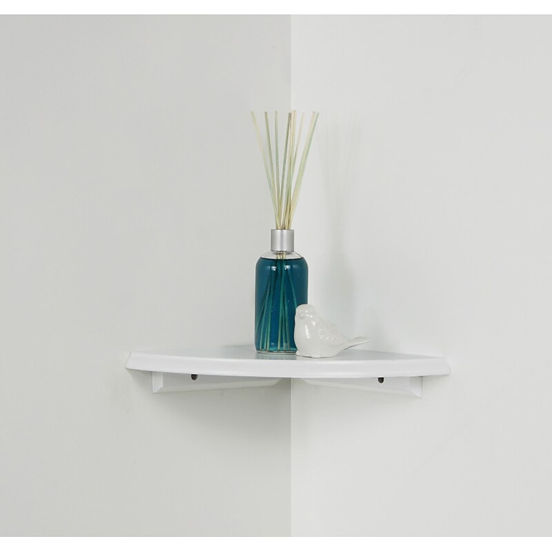 Eden Grove Single Wall Shelf, 10"W, White (0199020) image 1