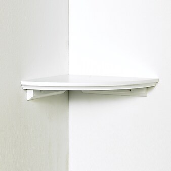 Eden Grove Single Wall Shelf, 10"W, White (0199020)