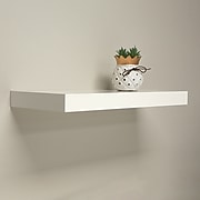 Eden Grove Slim Single Wall Shelf, 48"W, White (9084670)
