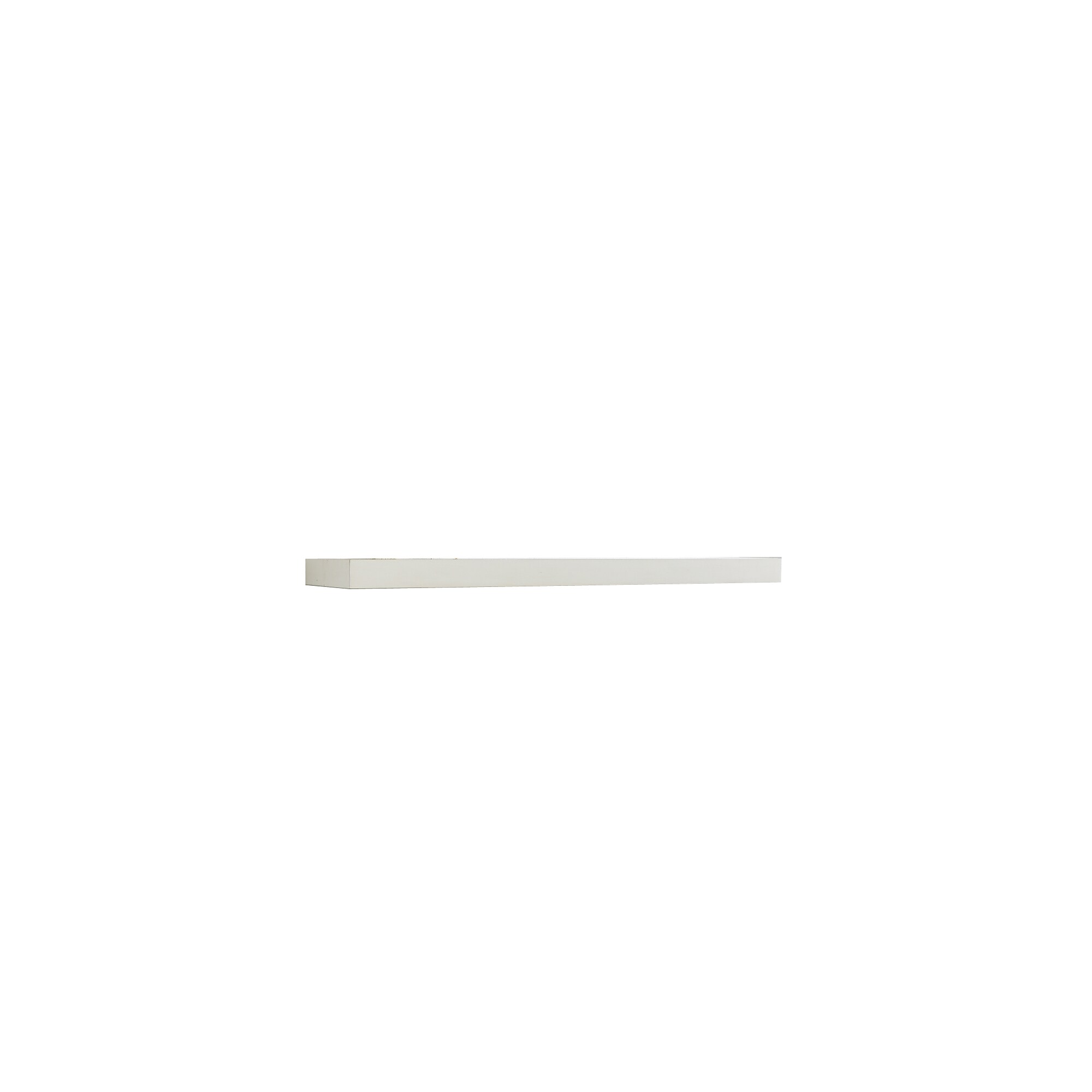 Eden Grove Slim Single Wall Shelf, 48″W, White (9084670) Sansujyuku sansujyuku.com