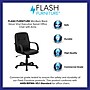 Flash Furniture Paulson Vinyl Swivel Mid-Back Executive Office Chair, Black (H8020)~#|#~sp80657318_sc7
