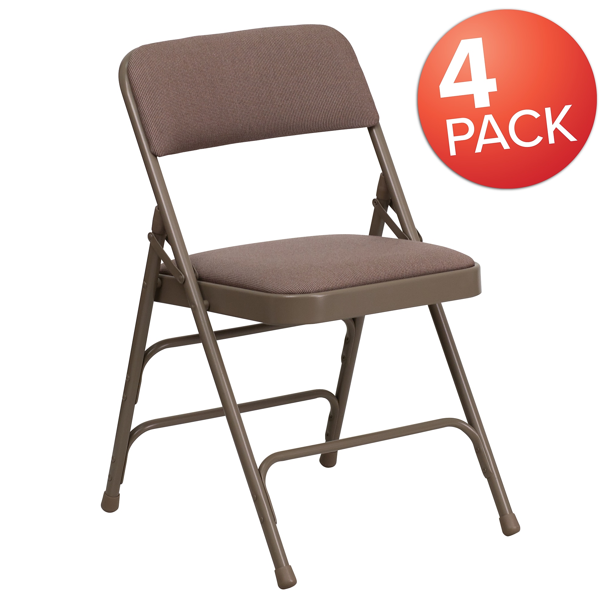 Flash Furniture Hercules Banquet/Reception Folding Fabric Chairs, Beige, 4/Pack (BELNICK INC (NSP)) Sansujyuku sansujyuku.com