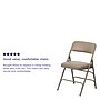 Flash Furniture HERCULES™ Curved Triple Braced Vinyl Armless Folding Chair, Beige, 4/Pack (4HF3MC309AVBGE)~#|#~sp80657338_sc7