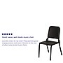 Flash Furniture HERCULES Series Plastic Stackable Melody Band/Music Chair, Black (HFMUSIC)~#|#~sp80657551_sc7