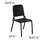 Flash Furniture HERCULES Series Plastic Stackable Melody Band/Music Chair, Black (HFMUSIC)~#|#~sp80657552_sc7