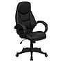 Flash Furniture Leonard Ergonomic LeatherSoft Swivel High Back Executive Office Chair, Black (HHLC0005HI1B)~#|#~sp80657553_sc7