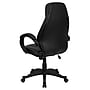 Flash Furniture Leonard Ergonomic LeatherSoft Swivel High Back Executive Office Chair, Black (HHLC0005HI1B)~#|#~sp80657556_sc7