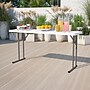 Flash Furniture Kathryn Folding Table, 60" x 18", Granite White (RB1860)~#|#~sp80658050_sc7