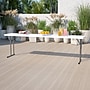 Flash Furniture Kathryn Folding Table, 96" x 18", Granite White (RB1896)~#|#~sp80658081_sc7