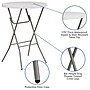 Flash Furniture Kathryn Folding Table, 31.5" x 31.5", Granite White (RB32RBARGW)~#|#~sp80658164_sc7