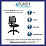Flash Furniture Alber Armless Ergonomic Mesh Swivel Mid-Back Task Office Chair, Black (WLA277BK)~#|#~sp80658222_sc7