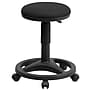 Flash Furniture Fabric Ergonomic Stool With Foot Ring, Black (WL905DG)~#|#~sp80658271_sc7