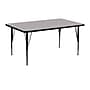 Flash Furniture Wren Rectangular Activity Table, 24" x 48", Height Adjustable, Gray (XUA2448RECGYHP)~#|#~sp80658329_sc7