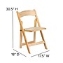 Flash Furniture HERCULES™ Wood Armless Folding Chair, Natural, 4/Pack (4XF2903NATURAL)~#|#~sp80658394_sc7