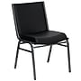 Flash Furniture HERCULES Series Vinyl Stack Chair, Black (XU60153BKVYL)~#|#~sp80658395_sc7