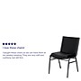Flash Furniture HERCULES Series Vinyl Stack Chair, Black (XU60153BKVYL)~#|#~sp80658397_sc7