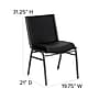Flash Furniture HERCULES Series Vinyl Stack Chair, Black (XU60153BKVYL)~#|#~sp80658398_sc7