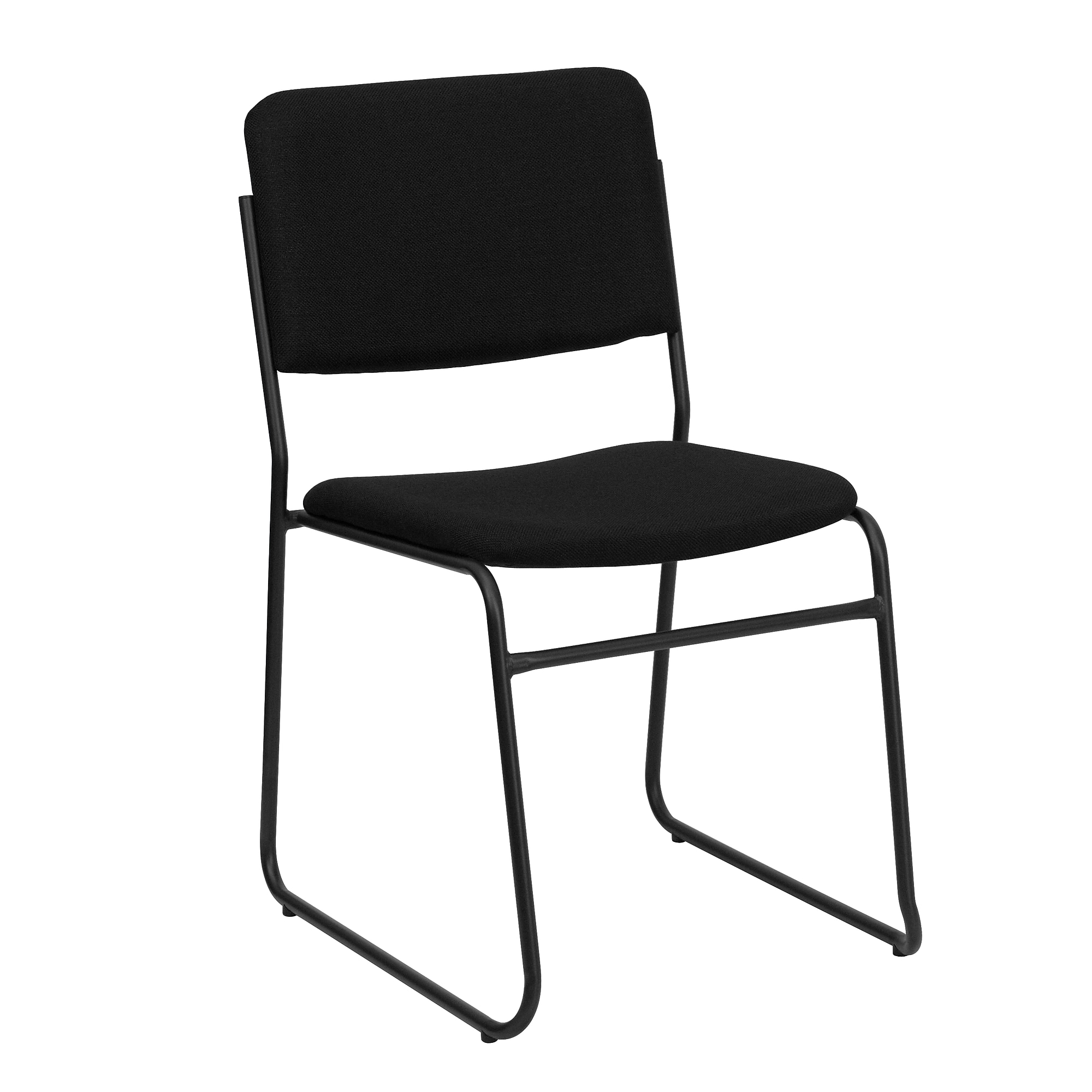 Flash Furniture HERCULES Series Fabric Stacking Chair, Black (XU8700BLKB30) Sansujyuku sansujyuku.com