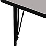 Flash Furniture Wren Rectangular Activity Table, 24'' x 60", Height Adjustable, Gray (XUA2460RECGYHA)~#|#~sp80658436_sc7