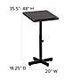 Flash Furniture 48H" Adjustable Height Lectern, Mahogany (XU-LECTERN-ADJ-GG)~#|#~sp80658637_sc7