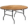 Flash Furniture Furman Folding Table, 60" x 60", Natural (YTWRFT60TBL)~#|#~sp80658655_sc7