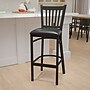 Flash Furniture HERCULES Series Traditional Metal Vertical Back Restaurant Barstool, Black (XUDG6R6BVRTBLKV)~#|#~sp80658675_sc7