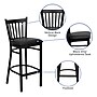 Flash Furniture HERCULES Series Traditional Metal Vertical Back Restaurant Barstool, Black (XUDG6R6BVRTBLKV)~#|#~sp80658677_sc7