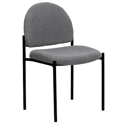 Flash Furniture Tania Fabric Reception Stacking Chair, Gray (BT5151GY) Simolary simolary.com