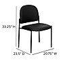 Flash Furniture Tania Vinyl Stackable Side Reception Chair, Black (BT5151VINYL)~#|#~sp80658895_sc7