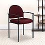 Flash Furniture Tiffany Fabric Stackable Side Reception Chair with Arms, Burgundy (BT5161BY)~#|#~sp80658904_sc7