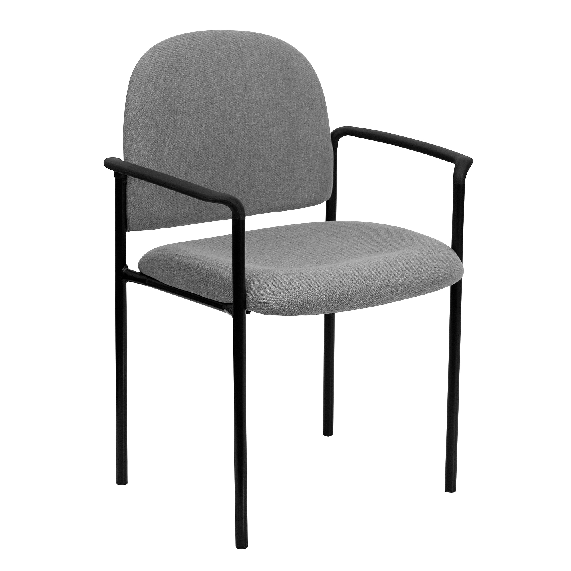 Flash Furniture Tiffany Fabric Stackable Side Reception Chair with Arms, Gray (BT5161GY) Sansujyuku sansujyuku.com