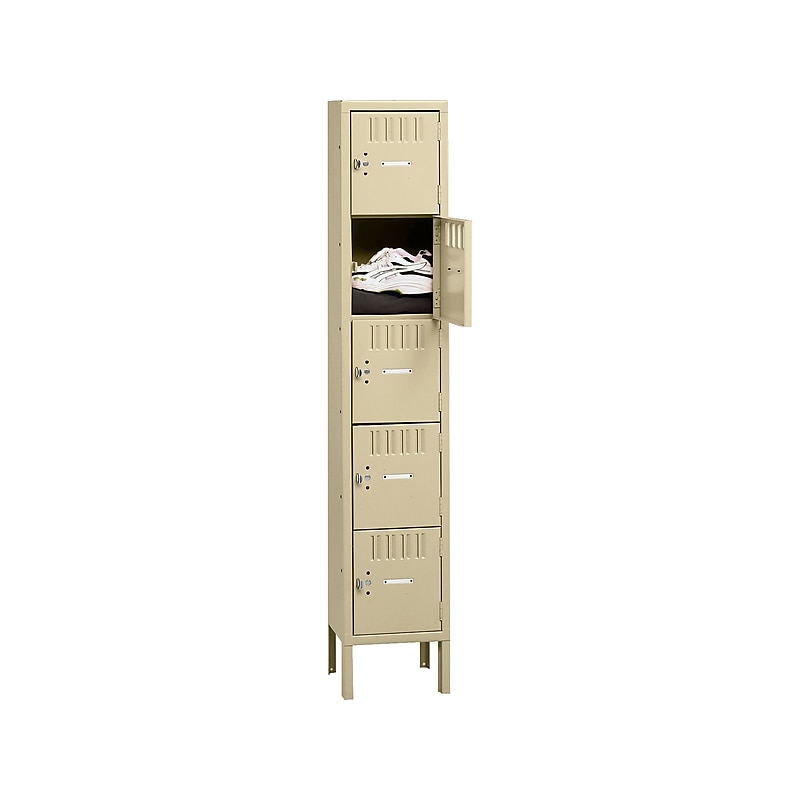 Tennsco 66" 5-Tier Sand Storage Locker (BS5-121212-1-SND) image 1