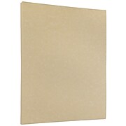 JAM Paper Parchment 24lb Paper, 8.5 x 11, Brown Recycled, 100 Sheets/Pack (96600300)