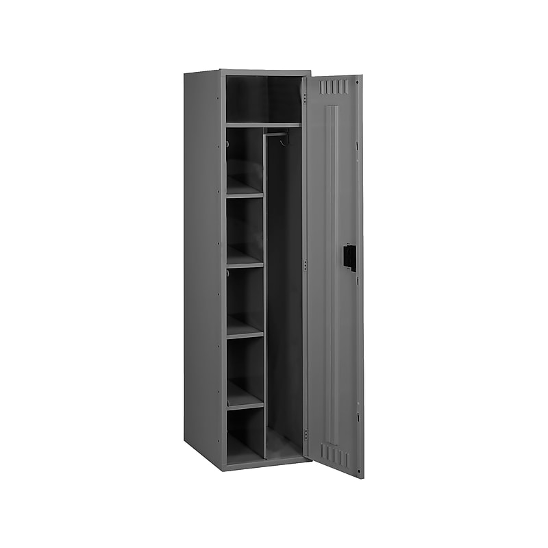 Tennsco 72" Light Gray Storage Locker (CMS-182172-A-LGY) image 1