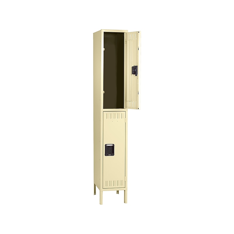 Tennsco 78" 2-Tier Sand Storage Locker (DTS-121536-1-SND) image 1