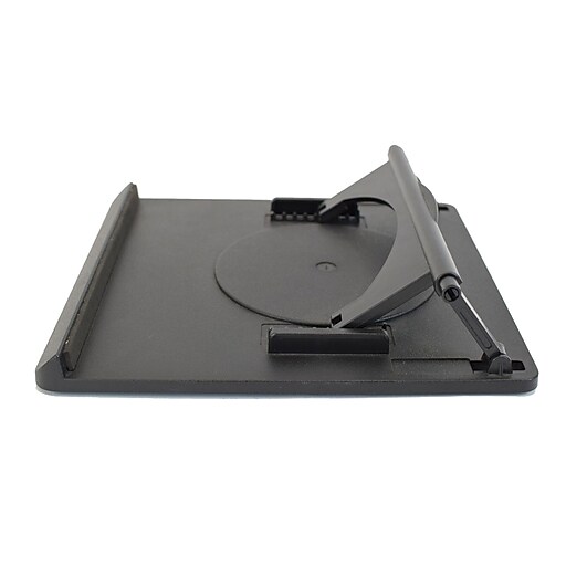 Uncaged Ergonomics Swivel Laptop Stand, 11" x 11", Black (SLS) Staples