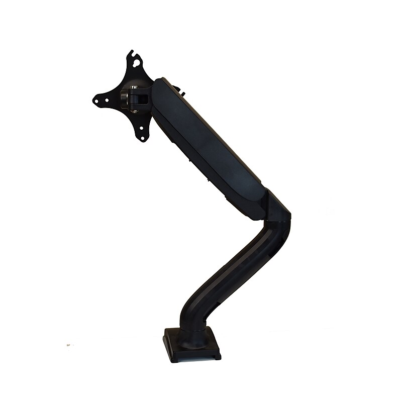 Uncaged Ergonomics Adjustable Single Computer Monitor LCD Arm/Mount, Black (MM-b) image 1