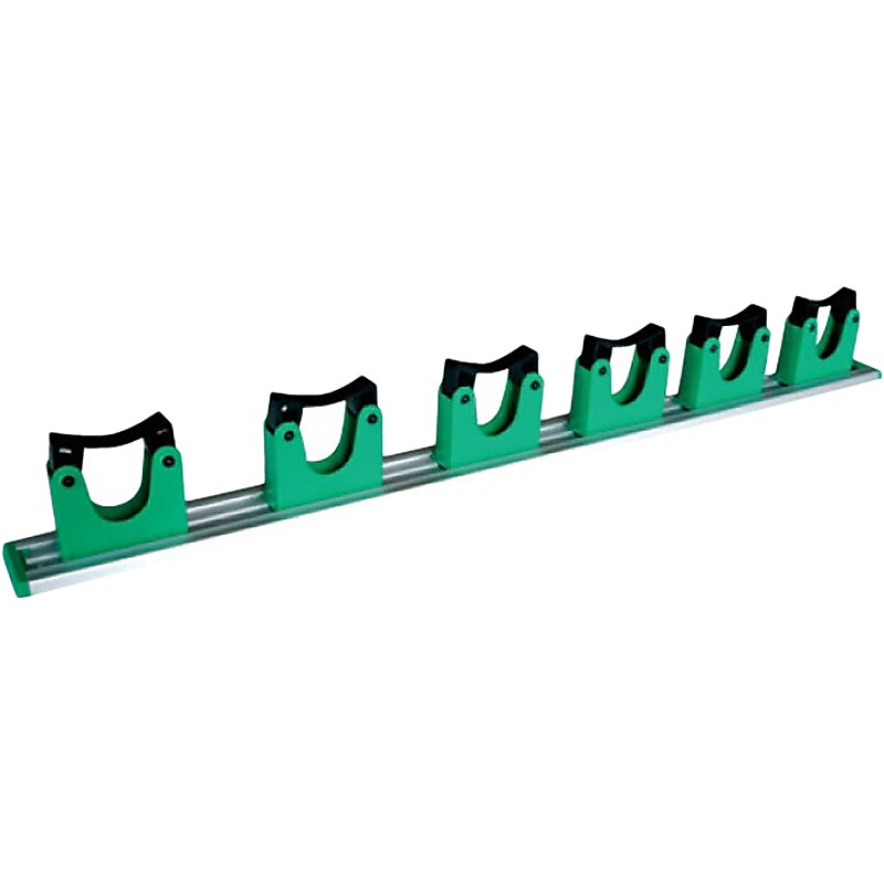 Unger Hang Up 28" Cleaning Tool Holder, Silver/Green (HO700) image 1