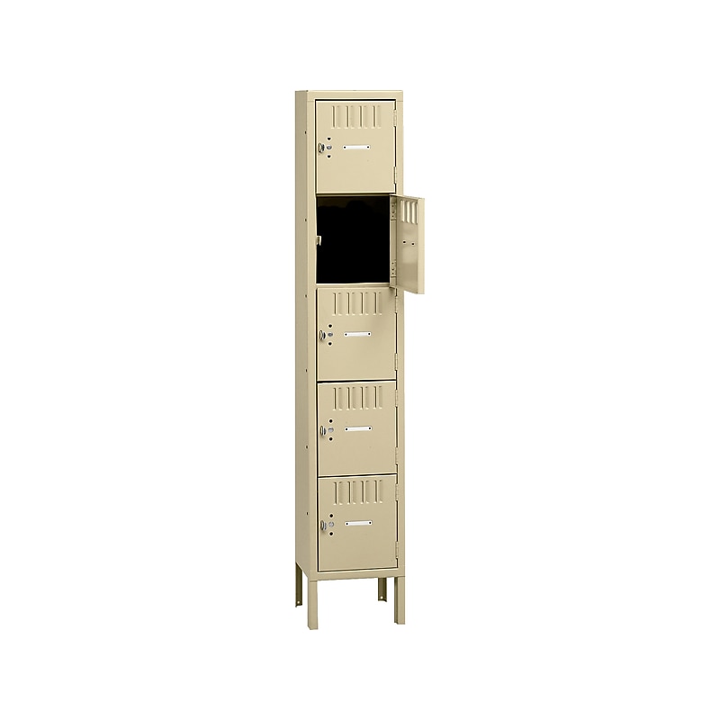 Tennsco 66" 5-Tier Sand Storage Locker (BS5-151512-1-SND) image 1