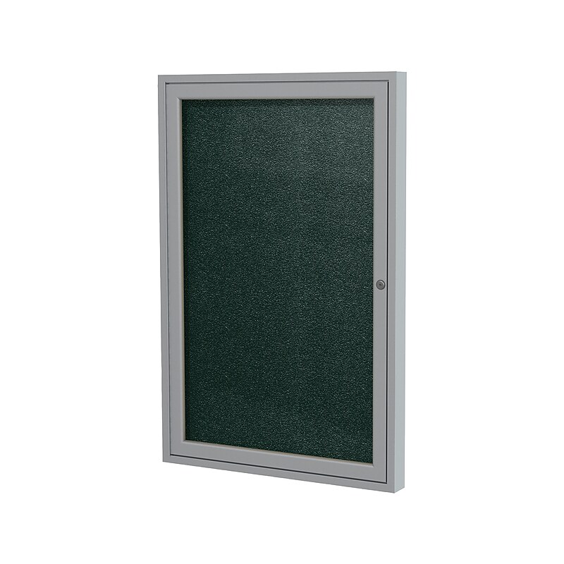Ghent Vinyl Bulletin Board, Satin Frame, 2' x 1.5' (PA12418VX-183) image 1