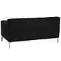 Flash Furniture HERCULES Definity Series 57.75" LeatherSoft Loveseat, Black (ZBDEFNTY809LSBK)~#|#~sp81130696_sc7