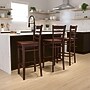 Flash Furniture HERCULES Series Traditional Wood Ladder Back Restaurant Barstool, Mahogany Wood (XUW05BARMAH)~#|#~sp81130946_sc7