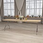 Flash Furniture Fielder Folding Table, 96" x 30", Birchwood (XA3096BIRCHM)~#|#~sp81131838_sc7