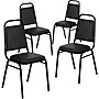 Flash Furniture HERCULES Series Vinyl Banquet Stacking Chair, Black, 4 Pack (4FDBHF2BKVYL)~#|#~sp81133247_sc7