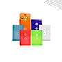 JAM Paper Standard Plastic Filing Envelope with Button & String Closure, Letter, Assorted Colors, 6/Pack (473B1ASSRTD)~#|#~sp81238416_sc7