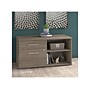 Bush Business Furniture Office 500 23"H Storage Cabinet with Two Shelves, 2-Drawers, Modern Hickory (OFS145MH)~#|#~sp81261448_sc7